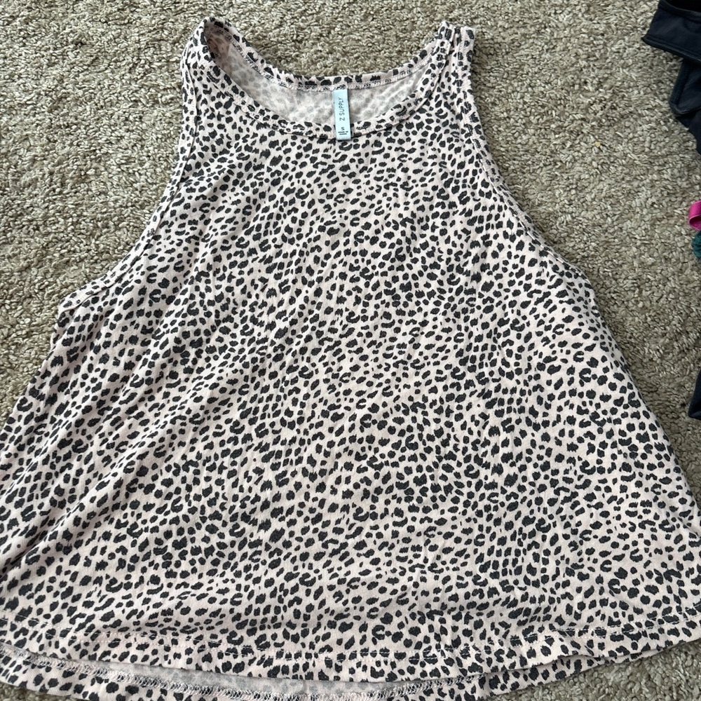 Z Supply Black and White Relaxed Tank Top